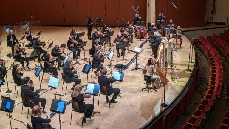 Donald Runnicles conducts the ASO.