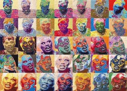 Review: Stitchery, drag divas, community in Aubrey Longley-Cook’s show at Archer