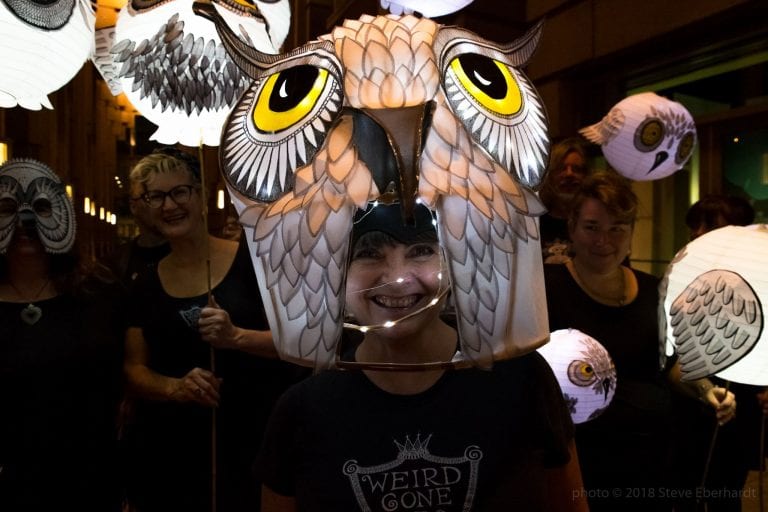 BeltLine Lantern Parade creator Chantelle Rytter prepares for Parliament of Owls