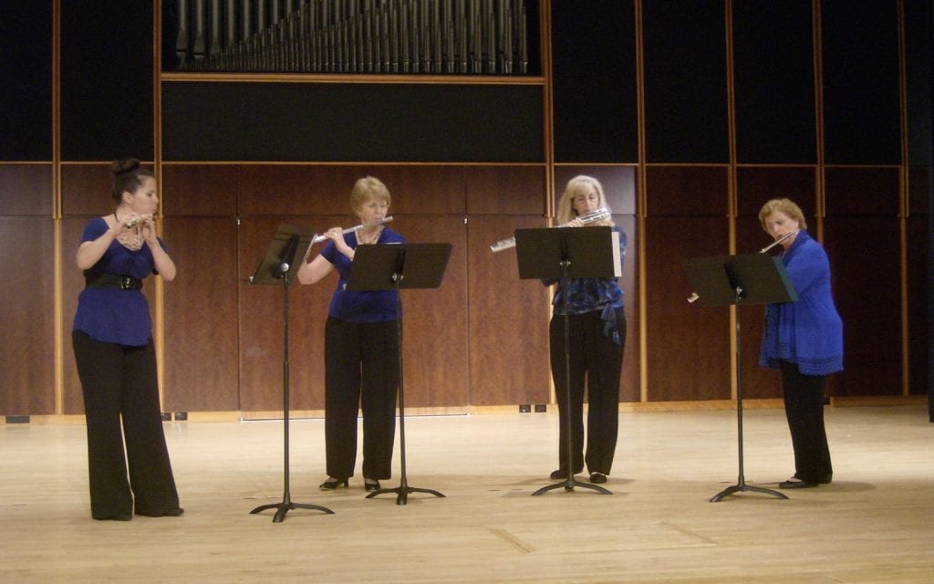 The Perimeter Flutes at Kopleff Hall in 2012. (Photo by Mark Gresham) The Perimeter Flutes at Kopleff Hall in 2012. (Photo by Mark Gresham)