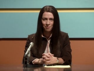 Rebecca Hall as a budding television news reporter who battles bi-polar disorder.