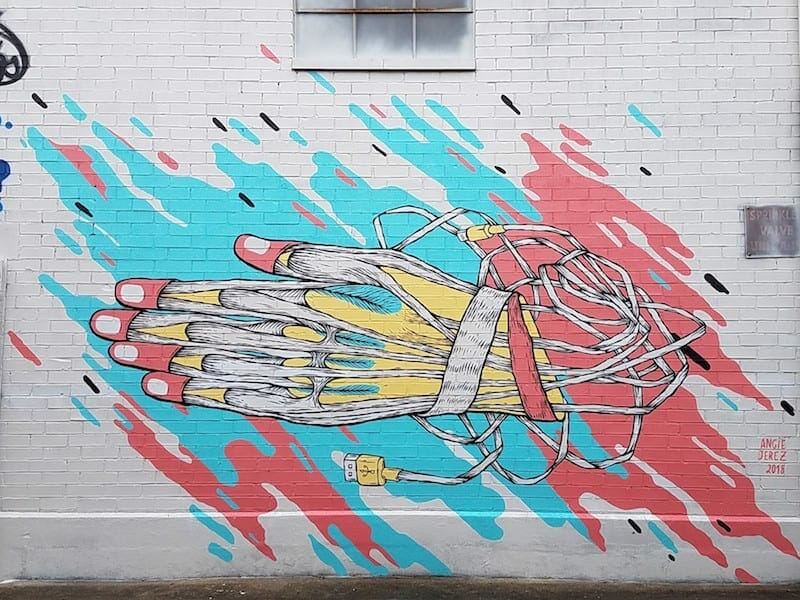 Today in street art: Angie Jerez takes natural approach to taming