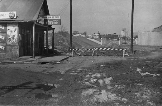 "Dead End" is from a 1963 Atlanta series focused on the havoc of  highway construction.