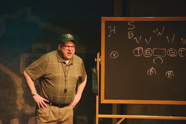 Bart Hansard as Vince Lombardi. (Photo by Chris Bartelski) Bart Hansard as Vince Lombardi. (Photo by Chris Bartelski)