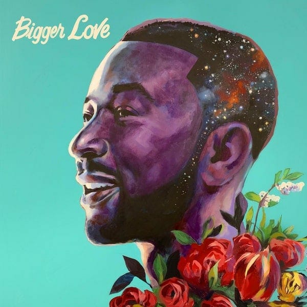 "Bigger Love" album cover for John Legend, painted by Charly Palmer