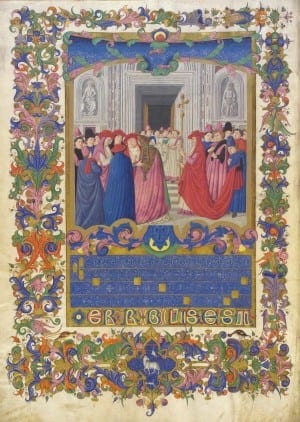 Francesco di Antonio del Chierico:Illuminated Manuscript (Choir Book) Gradual, Edili 151; Dedication of Florence Cathedrall. From the Collection of the Biblioteca Laurenziana Medicea, Florence.
