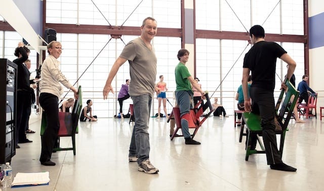 Choreographer David Bintley at a "Carmina Burana" rehearsal. Choreographer David Bintley at a "Carmina Burana" rehearsal.