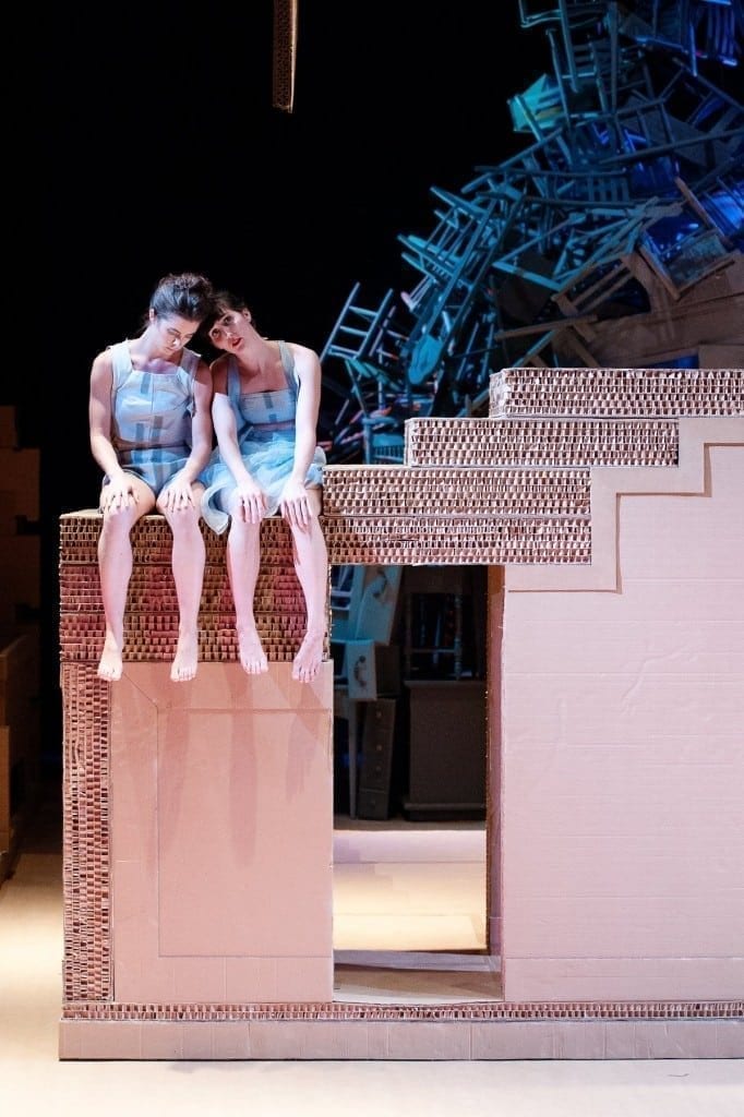 Beckham's innovative Threshold created a world made of cardboard. (Photos by Bobbi Jo Brooks)
