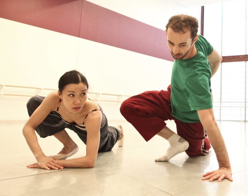 Dancers John Welker and Tara Lee in Pickett's Prayer of Touch rehearsal. Photo by Charlie McCullers, Courtesy of Atl Ballet (1)