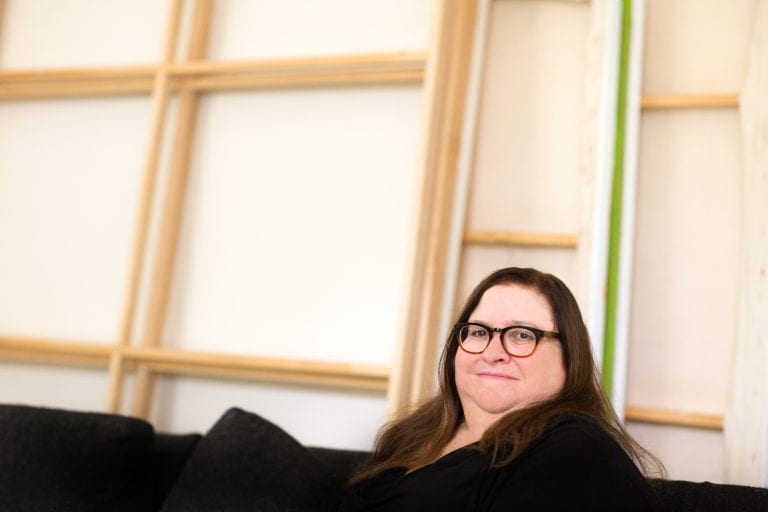 Photos: Deanna Sirlin prepares for Gallery 72