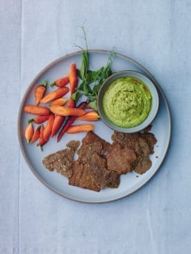 English pea hummus, from Root to Leaf.  (Photo by John Kernick)