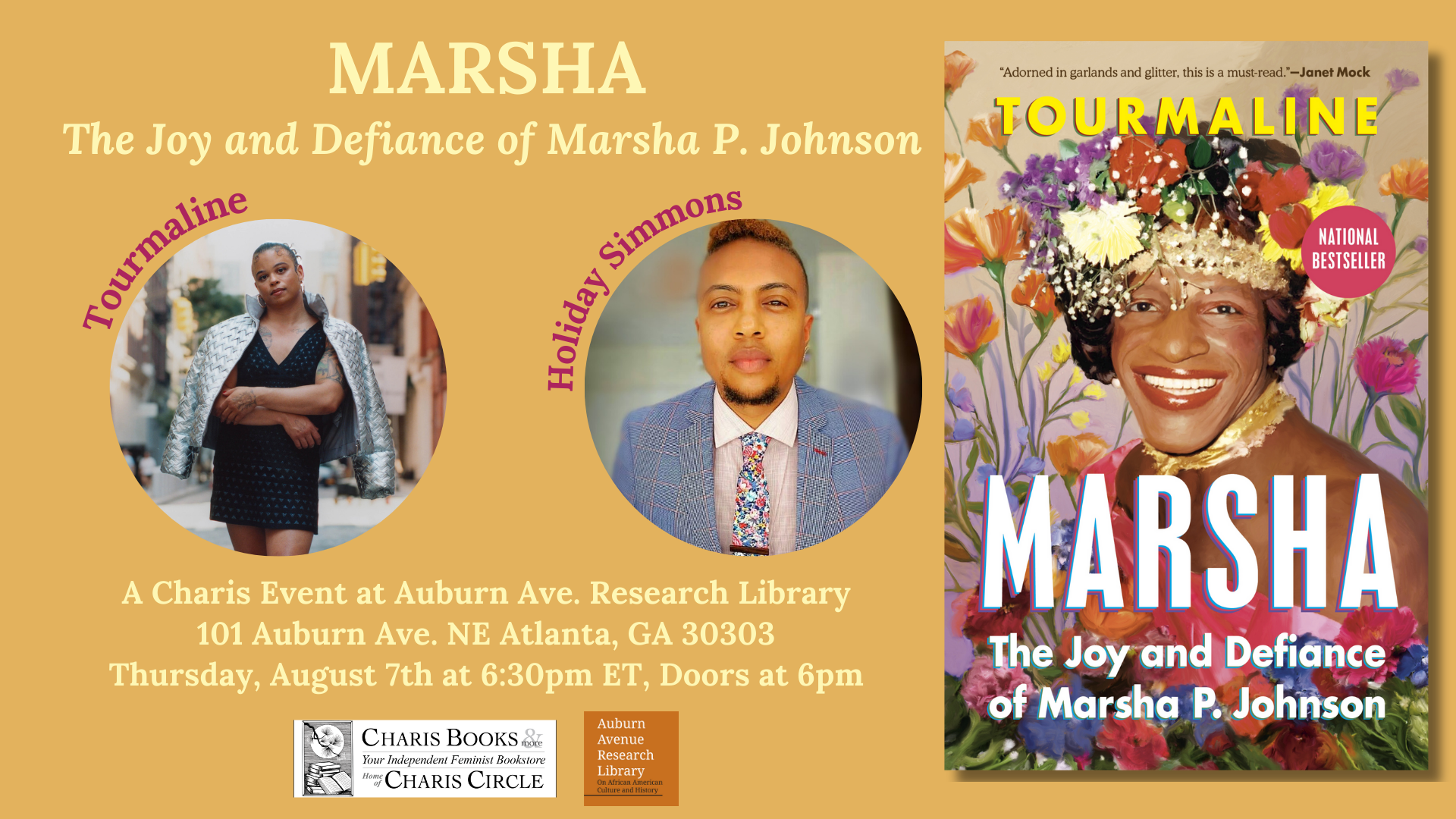 Marsha: The Joy and Defiance of Marsha P. Johnson -- Tourmaline in