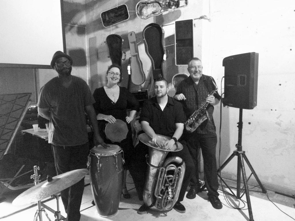 Laurie Perry Vaughen and Three Way Mirror. (Photo by Lorna Vaughen)