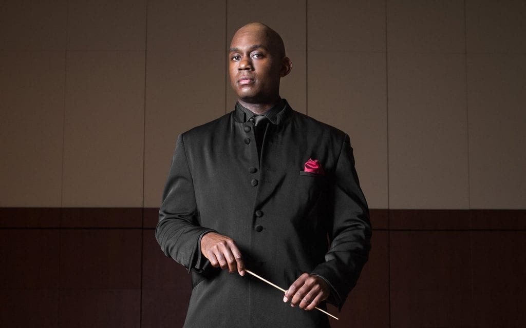 Joseph Young, ASO assistant conductor, (Photos by Jeff Roffman)