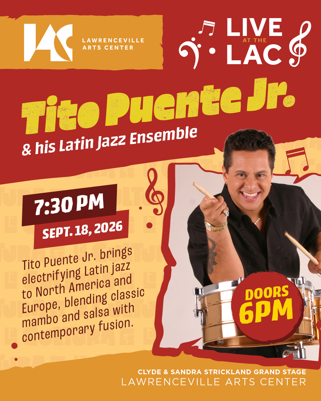 Live at the LAC: Tito Puente Jr. &amp; his Latin Jazz Ensemble