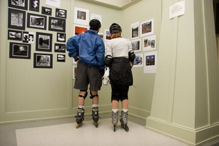 Skaters checking out "My Atlanta" in Piedmont Park