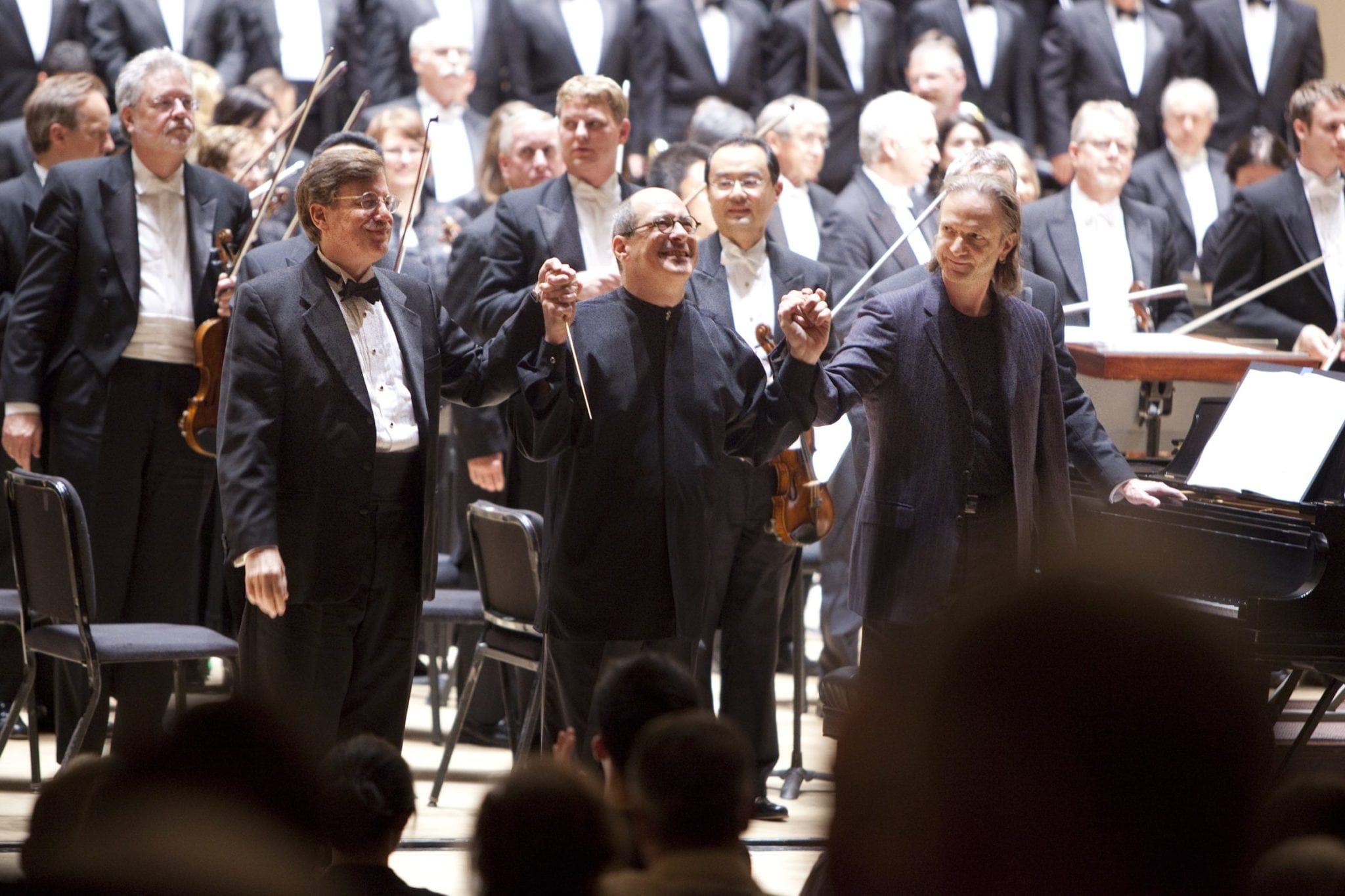 Norman Mackenzie, Robert Spano, and Michael Gandolfi - Credit Jeff Roffman