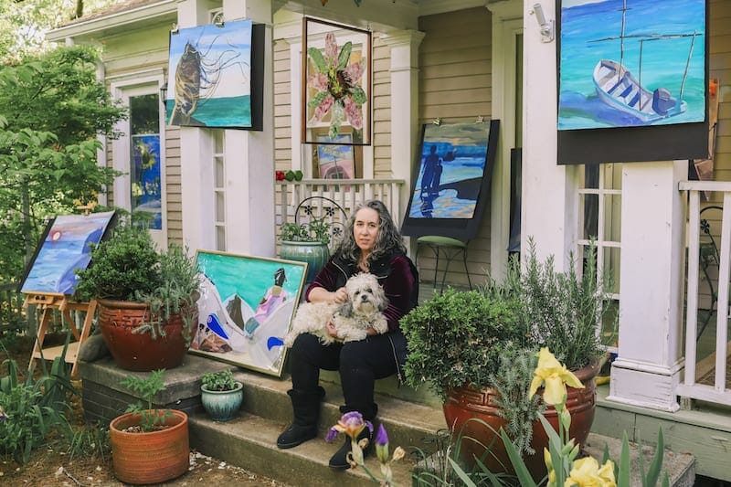 Atlanta artist Kelly Karim