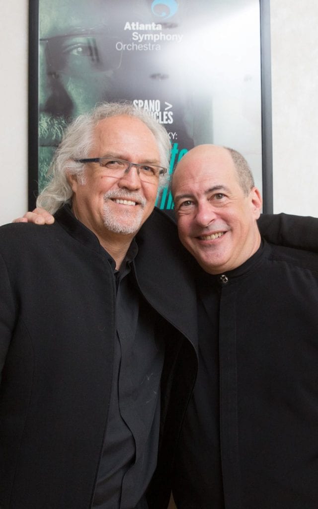 (l-r) Donald Runnicles and Robert Spano (Photo by Jeff Roffman.)