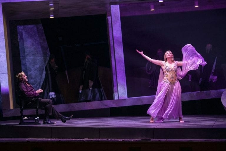 Two performers in the Atlanta Opera's production of "Salome."