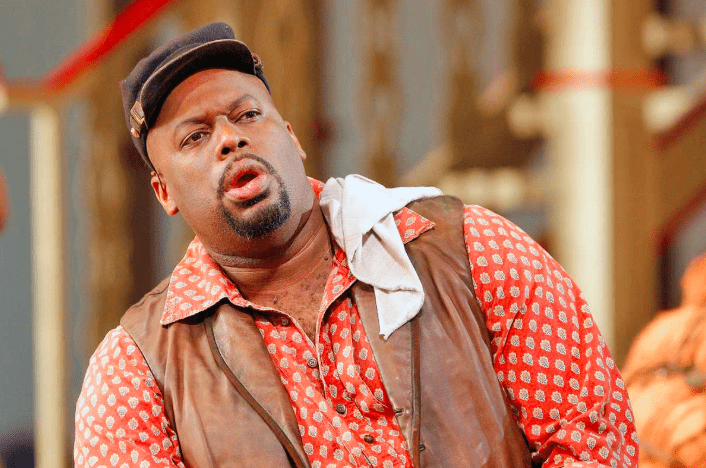 Opera singer Morris Robinson in a production of "Showboat."