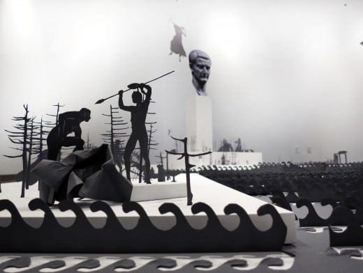Andrew Scott Ross’ installation “Tilden and the Theban Hero"