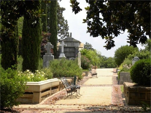 Oakland Cemetery was founded in 1850.
