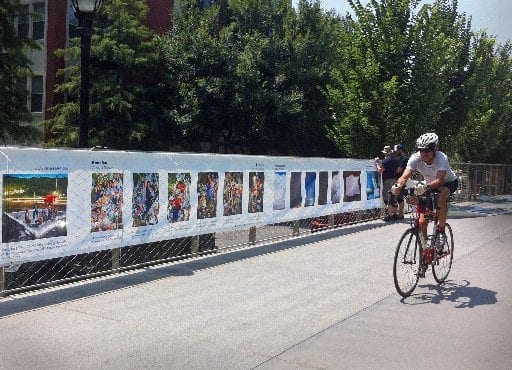 The Fence, public art on the Atlanta BeltLine courtesy of Atlanta Celebrates Photography