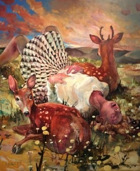 Kevin Knowles: elsewhere, oil on canvas.
