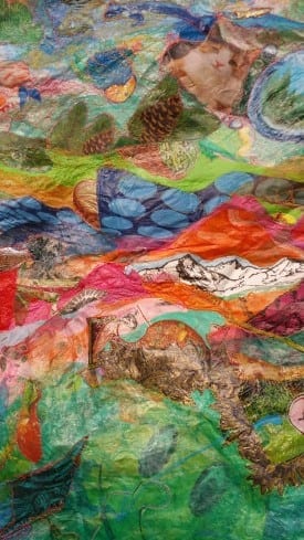 Amandine Drouet: La Terre ne Tourne pas Rond, a detail