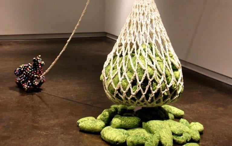 Review:  Bornhoft, Drouet, Rich blend, explore natural and artificial in GSU’s “Giving Attention”