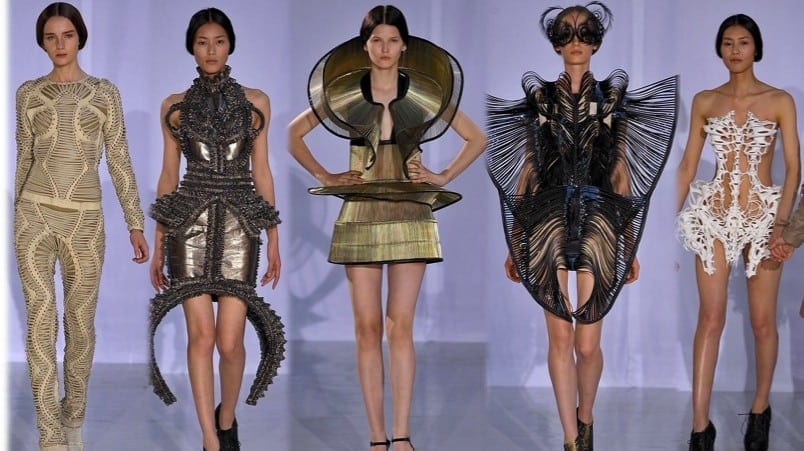 dress fashionable avant Avant-garde dress – Aw'Chic main image 1