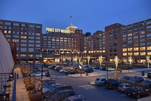 Ponce City Market from North Avenue. (All photos by David Hamilton)