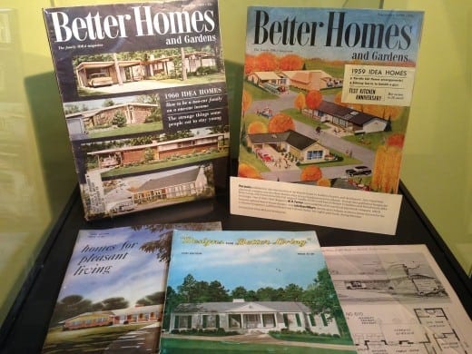 The magazine covers attest to the ranch home's popularity. (Photo by Jeff Stafford)