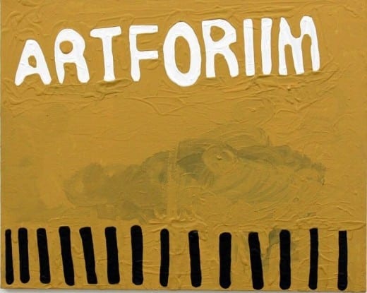 Marlon Mullen: Untitled (P2417), 2015, acrylic on canvas. Courtesy Atlanta Contemporary.