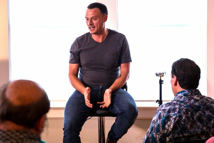 Lee Osorio in CONCEAL AND CARRY - fall/winter 2019