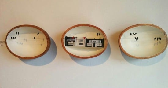 Aubrey Pope: It's Hard to Say Goodbye, mixed media