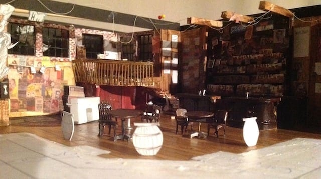 The scale design of the dive bar in "Cowgirls."