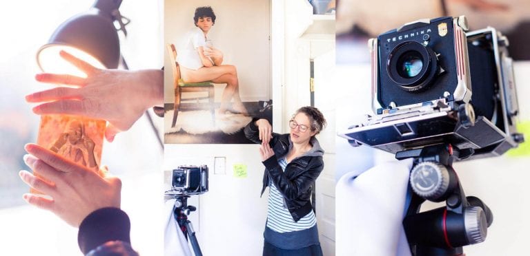 In the studio with photographer Jill Frank