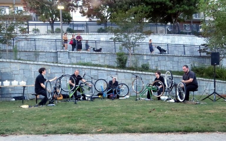Review: Bent Frequency performs on the BeltLine; so why not use bicycles as musical instruments?