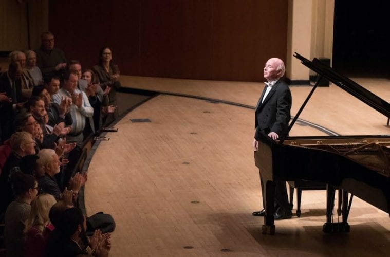 Jorge Federico Osorio takes a bow at Symphony Hall in Atlanta.