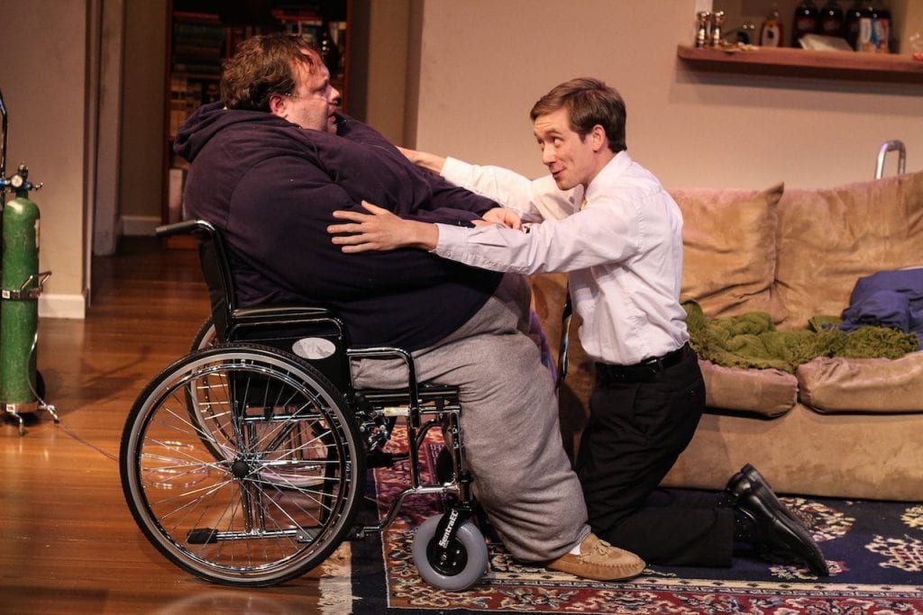 Freddie Ashley and Kyle Brumley in "The Whate." (Photos by BreeAnne Clowdus)